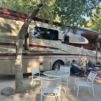 River West Resort - River West Resort, Reno NV - our pull thru campsite - RV Parks Near Me - Reno, Nevada