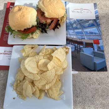 Wingtips Lounge - Chips and Veggie Sandwich - Airport Lounges Near Me - St. Louis, Missouri Wingtips Lounge - Chips and Veggie Sandwich - Airport Lounges Near Me - St. Louis, Missouri