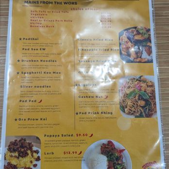 Thai Test Kitchen - Menu - Noodles Near Me - San Diego, California