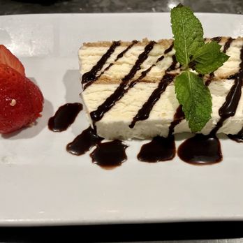 Bettolino Kitchen - Salted Caramel Semifreddo (Semi frozen salted caramel mousse, layered graham crackers, chocolate sauce) - Italian Near Me - Redondo Beach, California