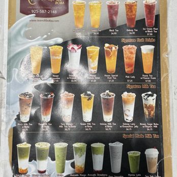 Teavoli Boba - Drinks menu - Bubble Tea Near Me - Dublin, California