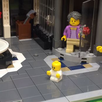 Lego Store - Baby on the floor! I've never seen a baby lego character - Toy Stores Near Me - Tukwila, Washington
