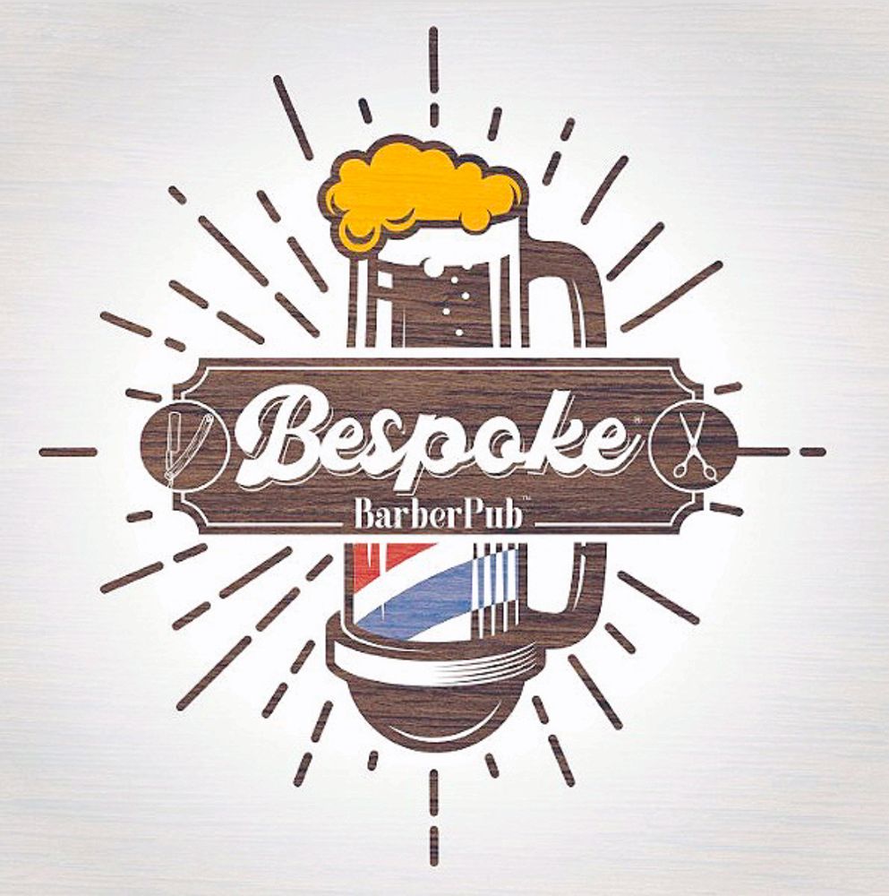 Bespoke Barber Pub Logo