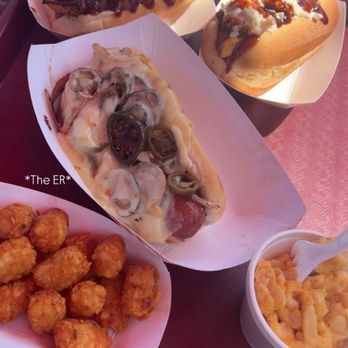 Crazy Dogs Grill - Patio -- The ER, Cowboy Dog, Polish Boy - Hot Dogs Near Me - Chillicothe, Ohio