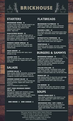 Menu photo 7 Brickhouse Brands Wyandotte, MI Menu photo 7 Brickhouse Brands Wyandotte, MI