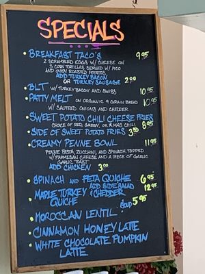 Menu photo 5 Tribes Coffee House Santa Fe, NM