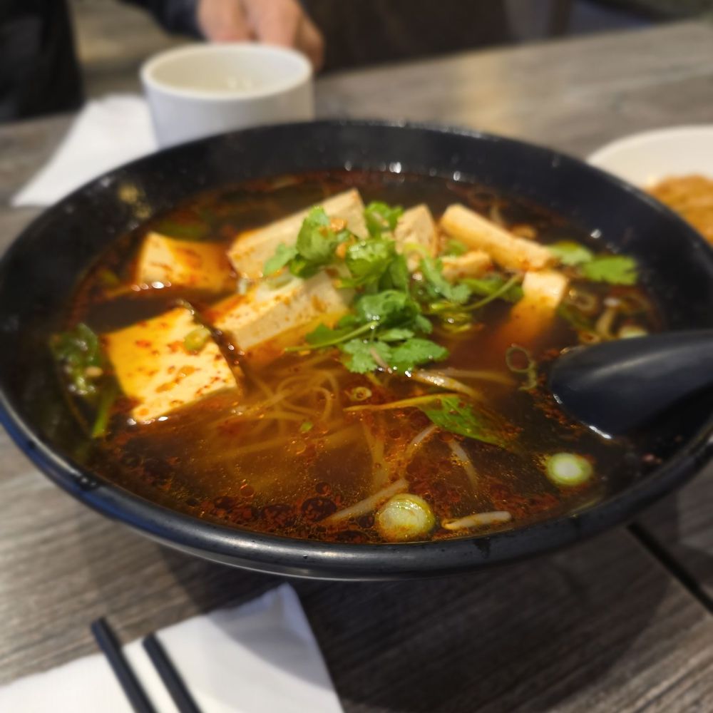 My Vegan - Tofu Tom Yum Noodle Soup - Thai Near Me - Pasadena, California