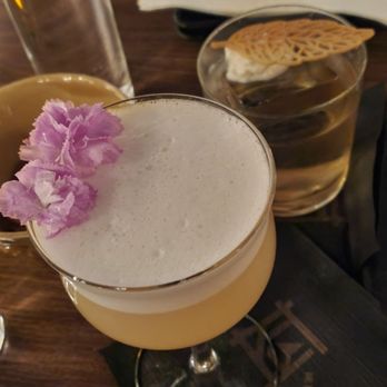 Bar Kamon - Sugar Plum Fairy (left) and Tokyo Banana (right) - Cocktail Bars Near Me - San Diego, California