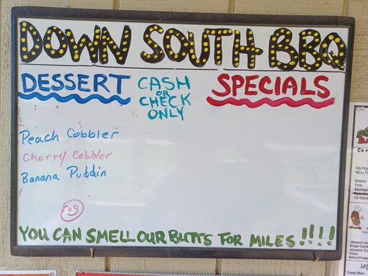 Menu photo 3 Down South Barbeque Foley, AL Menu photo 3 Down South Barbeque Foley, AL