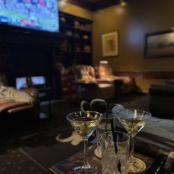 Safari Cigars and Lounge - Dirty gin and vodka martinis