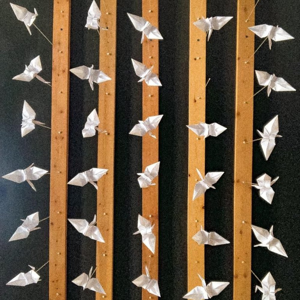 grulla cafe - Origami crane decor - Coffee & Tea Near Me - Tijuana, BCN