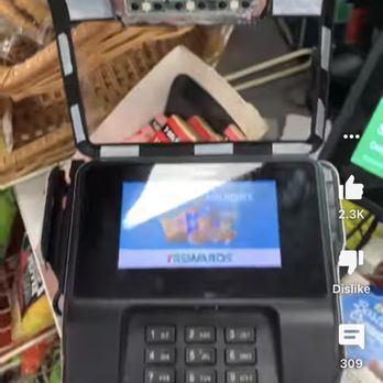 7-Eleven - credit card skimmer to show how it attaches to the screen of the other one so it captures all your credit card data and even your pin number - Convenience Stores Near Me - Fresno, California