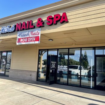 Hitech Nails & Spa - Front of salon - Nail Salons Near Me - Clovis, California Hitech Nails & Spa - Front of salon - Nail Salons Near Me - Clovis, California