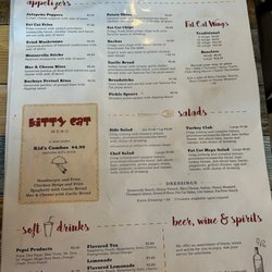 Fat Cat Pizza - Menu