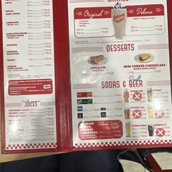 Johny Rockets - Juices, coffee, tea, milk shakes, desserts