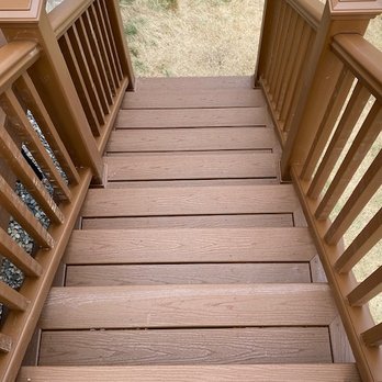 DeckTacular Decks - Picture Frame Stairs. Trex - Decks & Railing Near Me - Pinckney, Michigan DeckTacular Decks - Picture Frame Stairs. Trex - Decks & Railing Near Me - Pinckney, Michigan