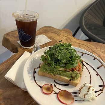 Morning Brew - Kaka'ako - Iced americano and avocado toast - Coffee & Tea Near Me - Honolulu, Hawaii Morning Brew - Kaka'ako - Iced americano and avocado toast - Coffee & Tea Near Me - Honolulu, Hawaii