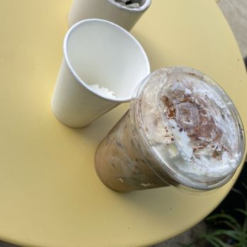 Just Vibes Cafe - horchata latte & pup cup - Food Trucks Near Me - Chatsworth , California