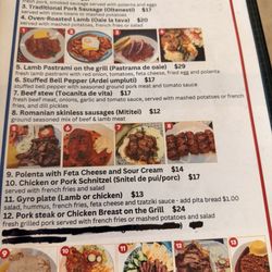 Sunset Bistro - Menu, October 2026, very clear with pictures
