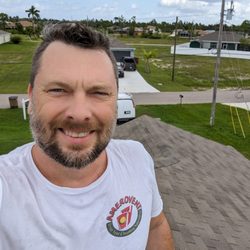 Amerovent Dryer Vent Cleaning - roof vent cleaning selfie lol