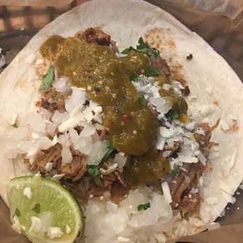 Torchy's Tacos - Green Chile Pork Taco on Flour Tortilla - Tex-Mex Near Me - Denver, Colorado
