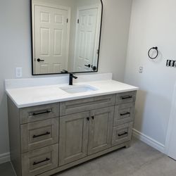 Klassen Home Solutions - New vanity and floor installed