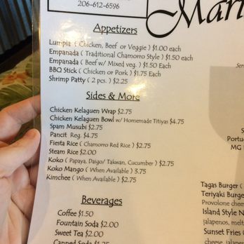 Marianas Grinds - Menu - Hawaiian Near Me - Jacksonville, Florida Marianas Grinds - Menu - Hawaiian Near Me - Jacksonville, Florida