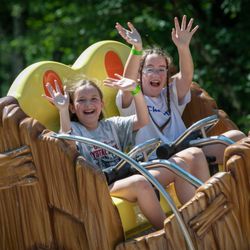 Land of Make Believe - The Spinning Coaster is an adrenaline-pumping ride that combines the thrill of a roller coaster with the excitement of spinning!