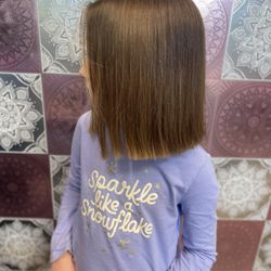 Yaffa Beauty By Rica - This wonderful little girl donated 9 inches of hair!