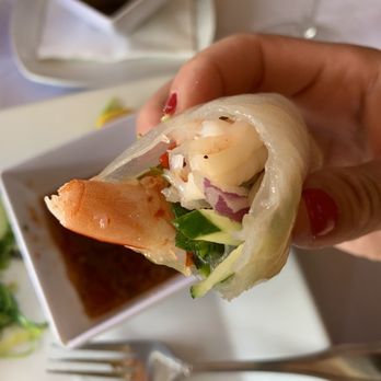Aqua - Spring rolls: up close pict. no noodles and extra shrimp and veggies. - Steakhouses Near Me - Naples, Florida Aqua - Spring rolls: up close pict. no noodles and extra shrimp and veggies. - Steakhouses Near Me - Naples, Florida