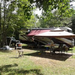 Donaldson George A & Sons - Camping on the island lot.