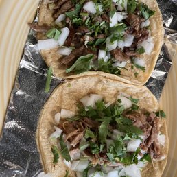Steak and pork tacos Steak and pork tacos