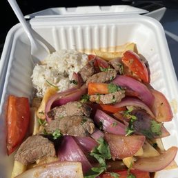LOMO SALTADO  Easily one of the best tasting Peruvian spots I've been too in the country
