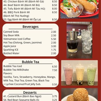 Saigon Cafe - the menu of the restaurant - Vietnamese Near Me - Bellingham, Washington