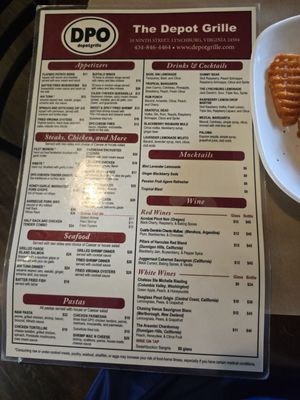Menu photo 3 The Depot Grille Lynchburg, VA