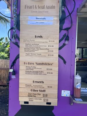 Menu photo 1 Heart & Soul Again Kapaʻa, HI Menu photo 1 Heart & Soul Again Kapaʻa, HI