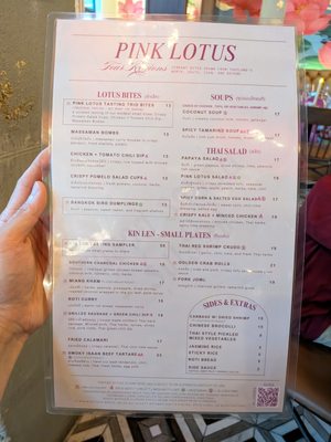 Menu photo 5 Pink Lotus Thai Restaurant Atlanta, GA