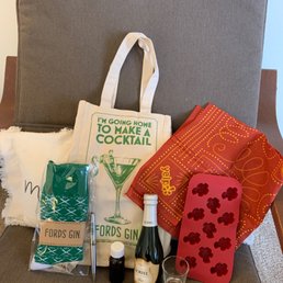 Ford's Gin and Yelp goodies