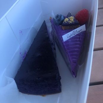 Light on the Sugar - Ube cheesecake and ube crepe cheesecake. - Bakeries Near Me - Winter Park, Florida Light on the Sugar - Ube cheesecake and ube crepe cheesecake. - Bakeries Near Me - Winter Park, Florida