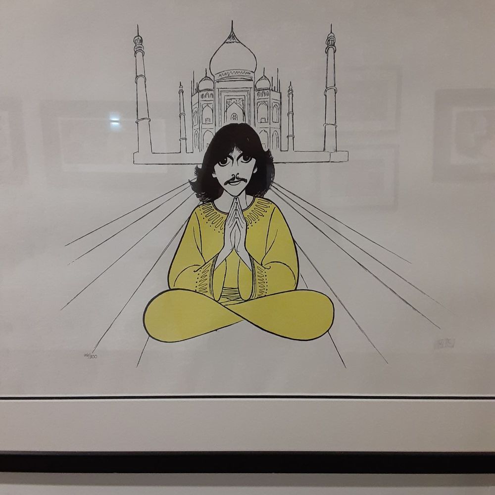 Dane Fine Art - Al Hirschfeld - George In India - Art Galleries Near Me - Ardmore, Pennsylvania