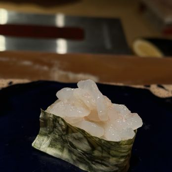 Flyfish Club - Shiro ebi - White shrimp with nuc cham - Bars Near Me - New York, New York
