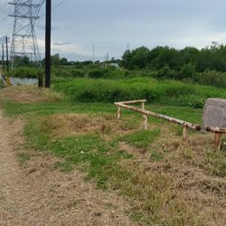 Vince's Bridge Historic Site - View looking south toward Vince's Bayou
