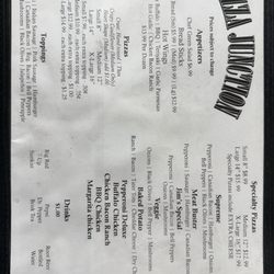 Pizza Junction - Menu March 2026