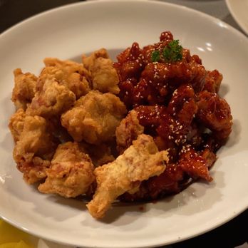 Na-Re Korean Kitchen - Half and half ($24) - Korean Near Me - Burnaby, British Columbia Na-Re Korean Kitchen - Half and half ($24) - Korean Near Me - Burnaby, British Columbia