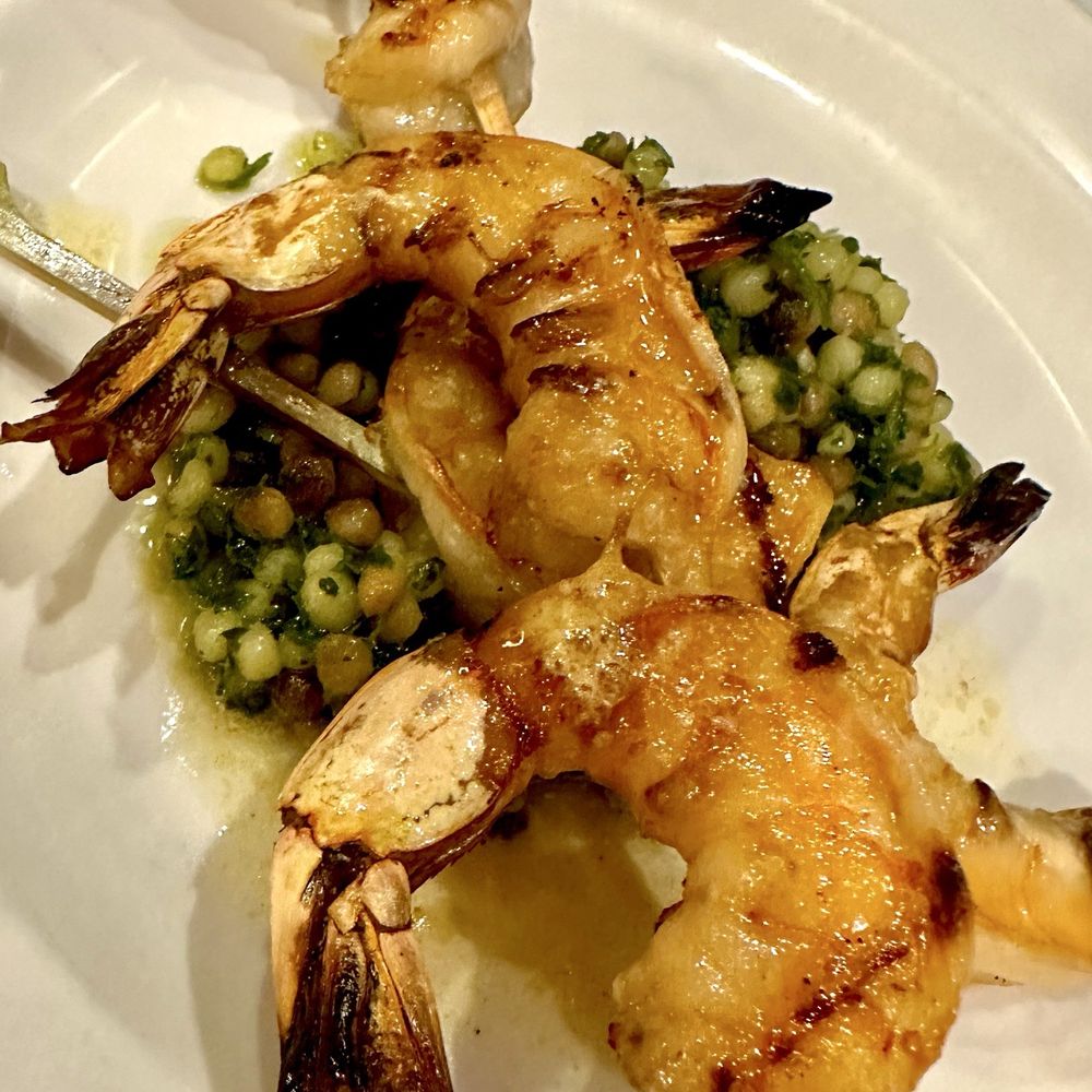 Winds Cafe - Grilled shrimp small plate - American Near Me - Yellow Springs, Ohio Winds Cafe - Grilled shrimp small plate - American Near Me - Yellow Springs, Ohio