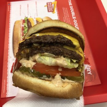 In-N-Out Burger - Animal style with sautéed onions, mustard cooked in to the beef, picked and extra thousand island sauce. Quite juicy, hot, and good! - Burgers Near Me - Phoenix, Arizona In-N-Out Burger - Animal style with sautéed onions, mustard cooked in to the beef, picked and extra thousand island sauce. Quite juicy, hot, and good! - Burgers Near Me - Phoenix, Arizona