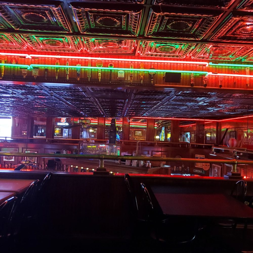 Shallos Antique Restaurant & Brewhouse - View from our booth - American Near Me - Indianapolis, Indiana Shallos Antique Restaurant & Brewhouse - View from our booth - American Near Me - Indianapolis, Indiana
