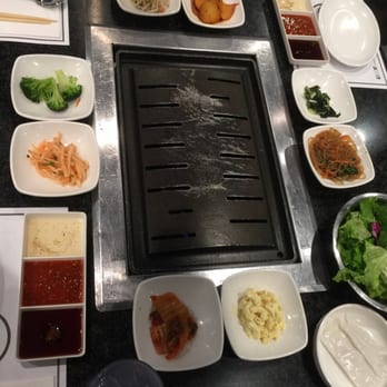 BBQ Stop - Table has been set for us before we got seated - Korean Near Me - Diamond Bar, California BBQ Stop - Table has been set for us before we got seated - Korean Near Me - Diamond Bar, California
