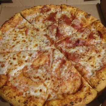 Domino's Pizza - My double cheese order, half pepperoni. Waste - Pizza Near Me - Raeford, North Carolina Domino's Pizza - My double cheese order, half pepperoni. Waste - Pizza Near Me - Raeford, North Carolina