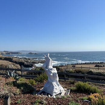 Pacific Star Winery - Another view of the ocean. The marble statue in the foreground is for sale, asking price was $45,000.00. - Wineries Near Me - Fort Bragg, California Pacific Star Winery - Another view of the ocean. The marble statue in the foreground is for sale, asking price was $45,000.00. - Wineries Near Me - Fort Bragg, California